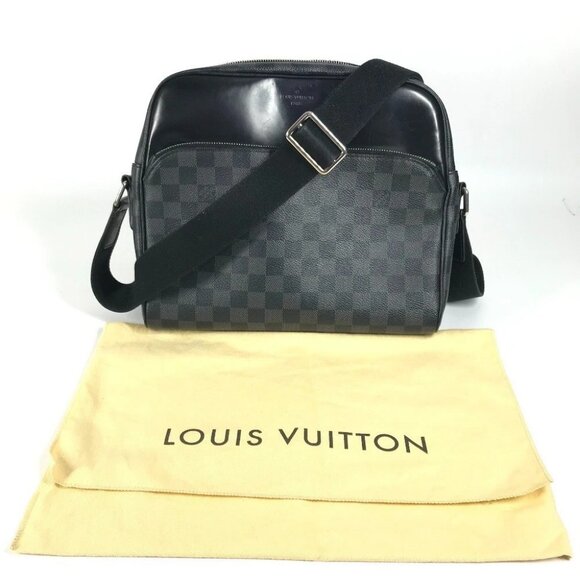 LOUIS VUITTON N41408 Damier Graphite Dayton PM Dayton PM Crossbody Shoulder Bag - Picture 1 of 16
